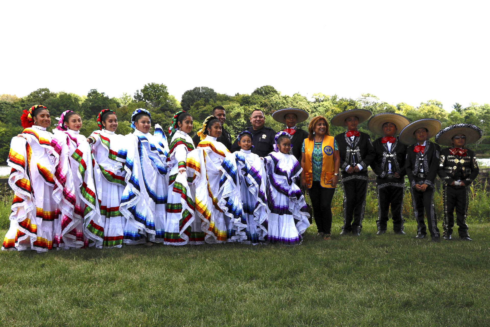 traditional Mexican attire being worn at a New Brunswick Cultural Center event
