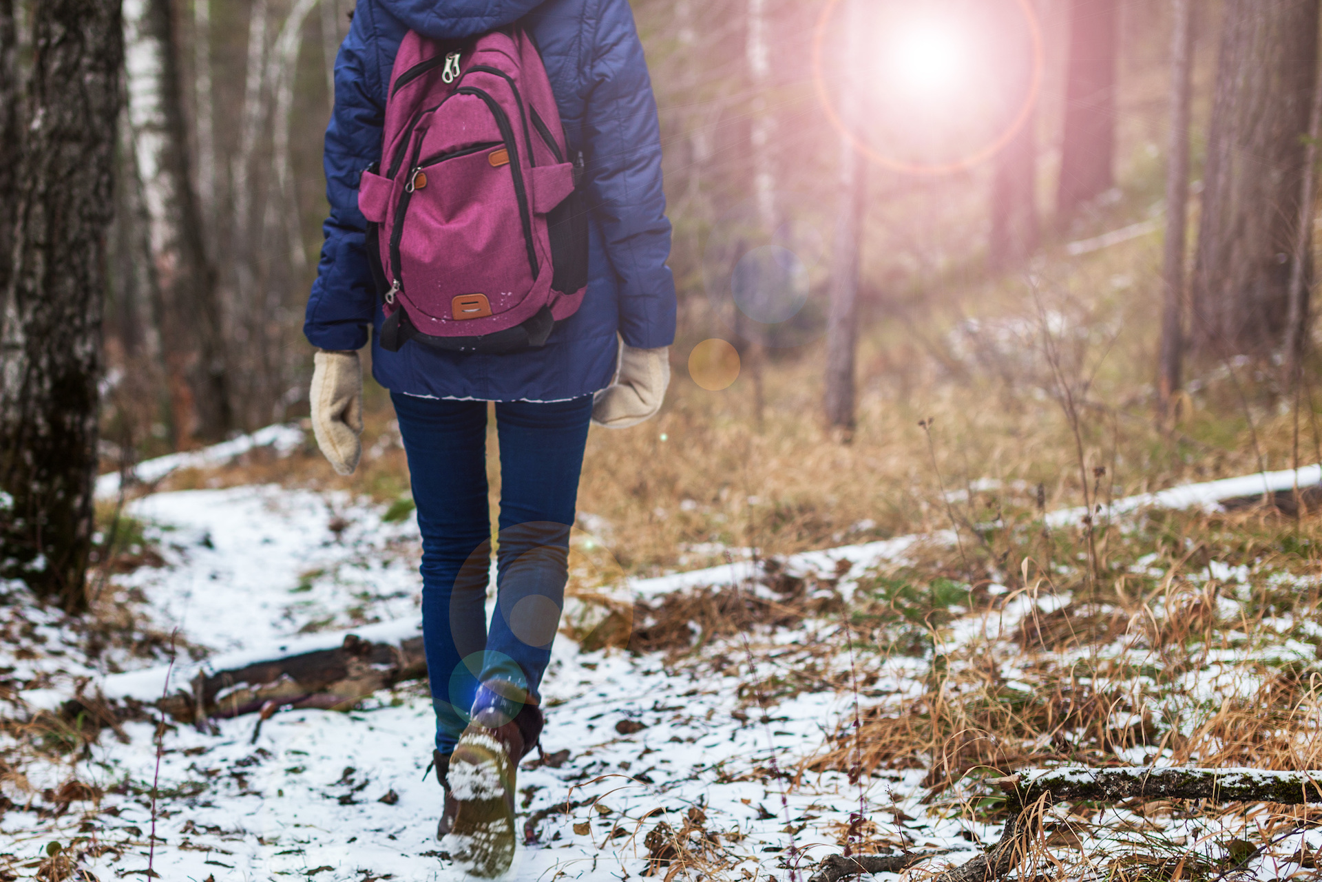 winter hiking