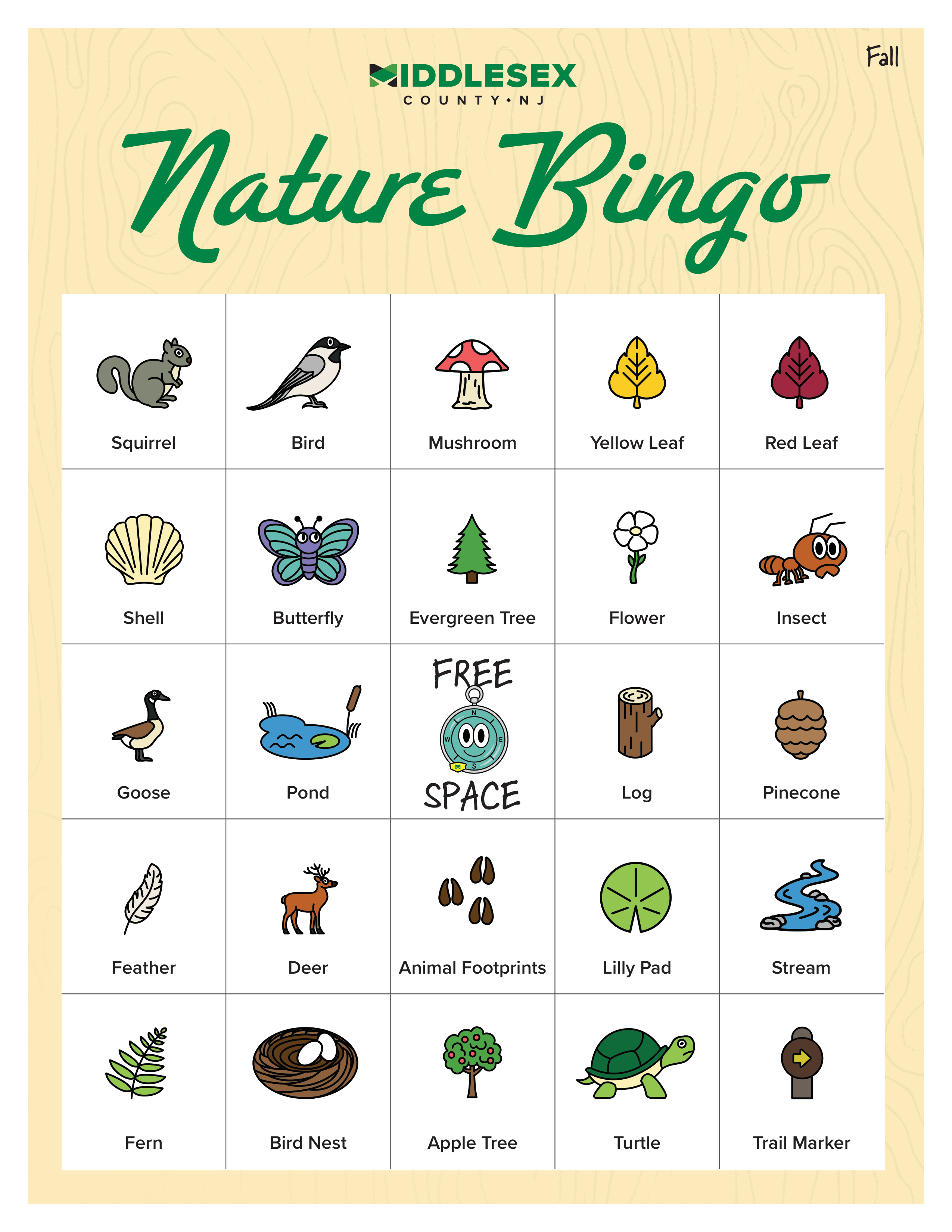 Fall Bingo